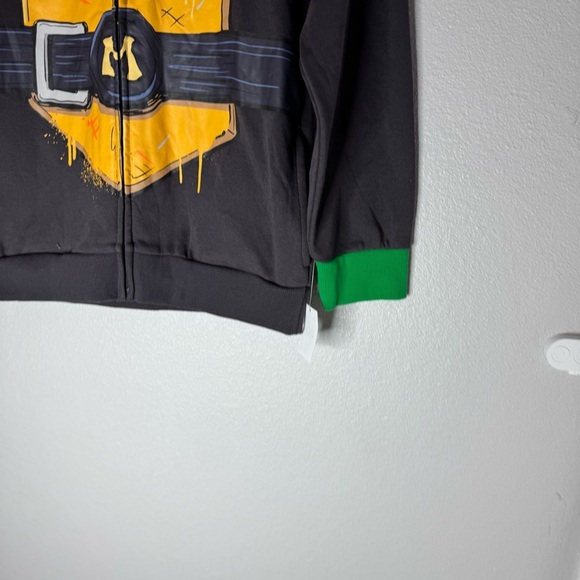 New Kids Ninja Turtle Hoodie - Dark Gray and Green Size XL (14) - Picture 2 of 9
